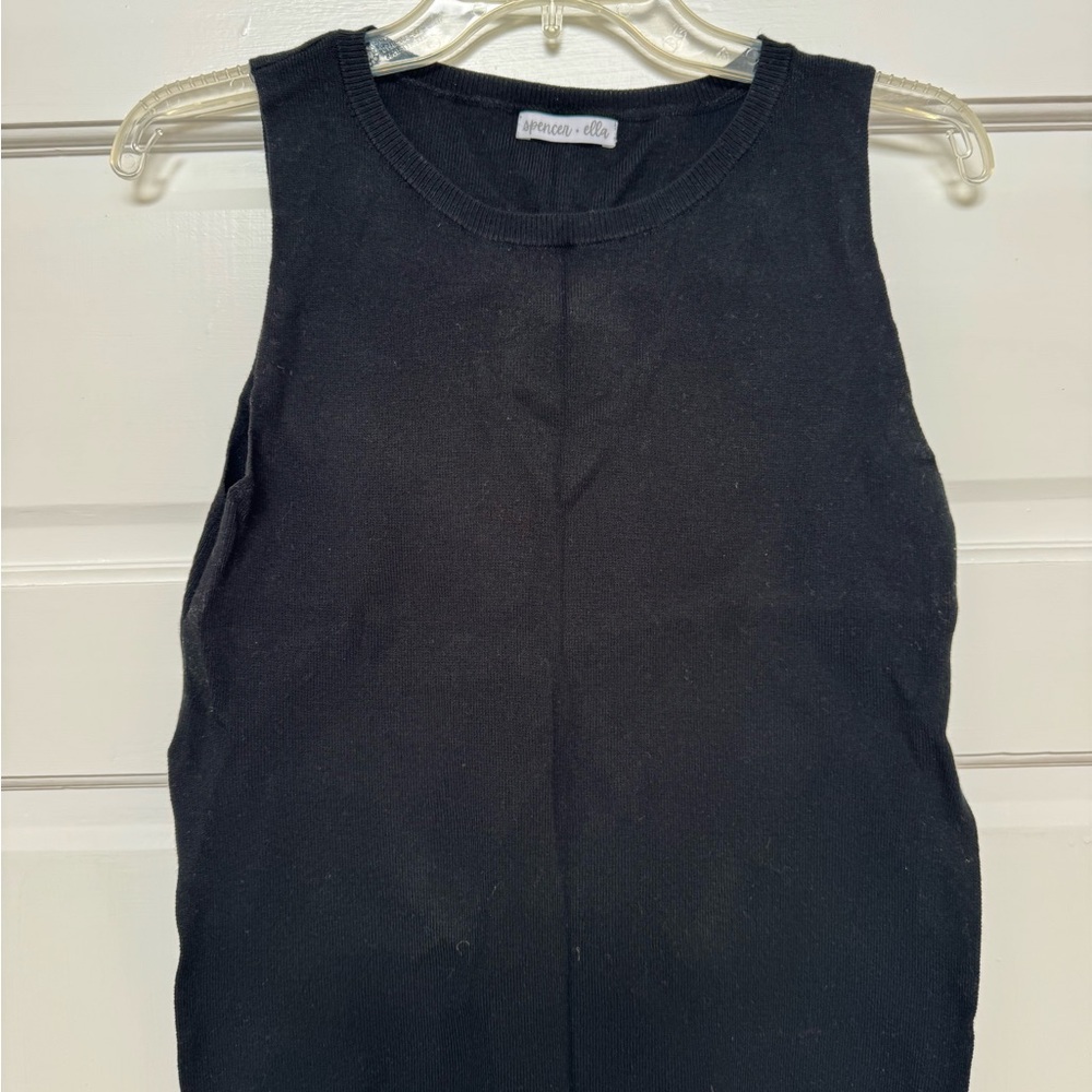 Black Sweater Tank